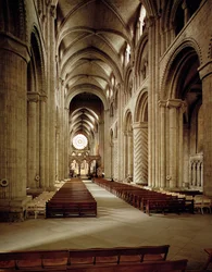 View of the nave, built 1093-1289